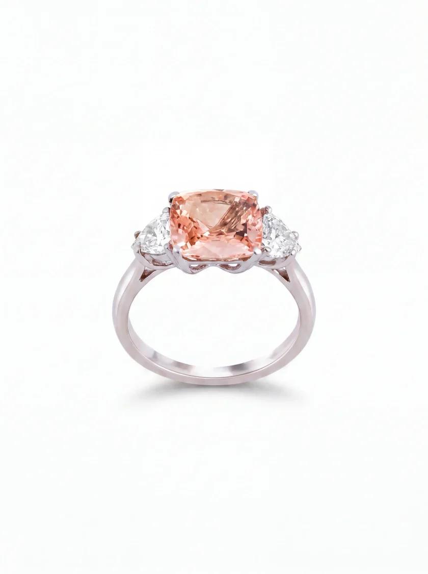 Padparadscha Sapphire Ring
