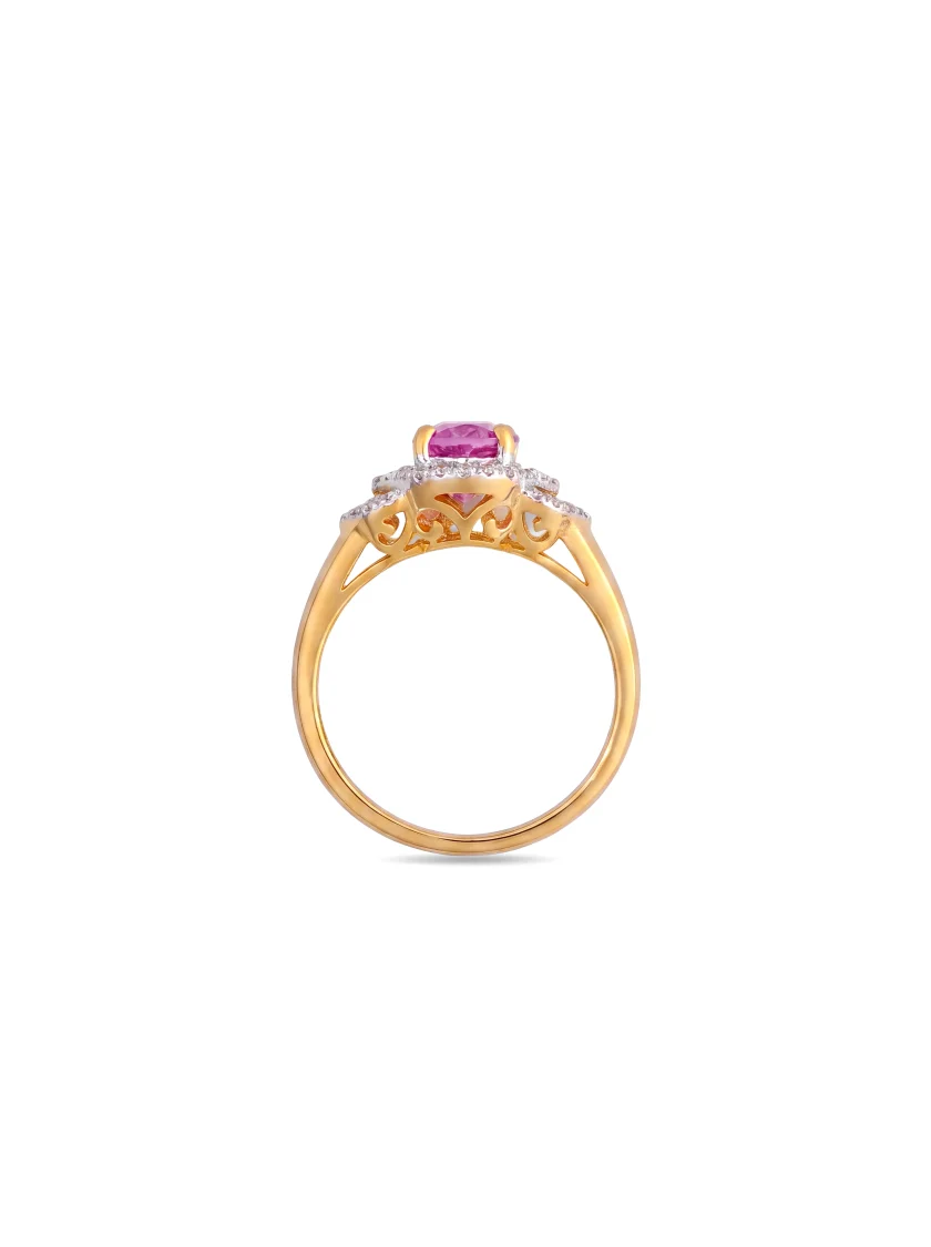 Pink Sapphire Ring