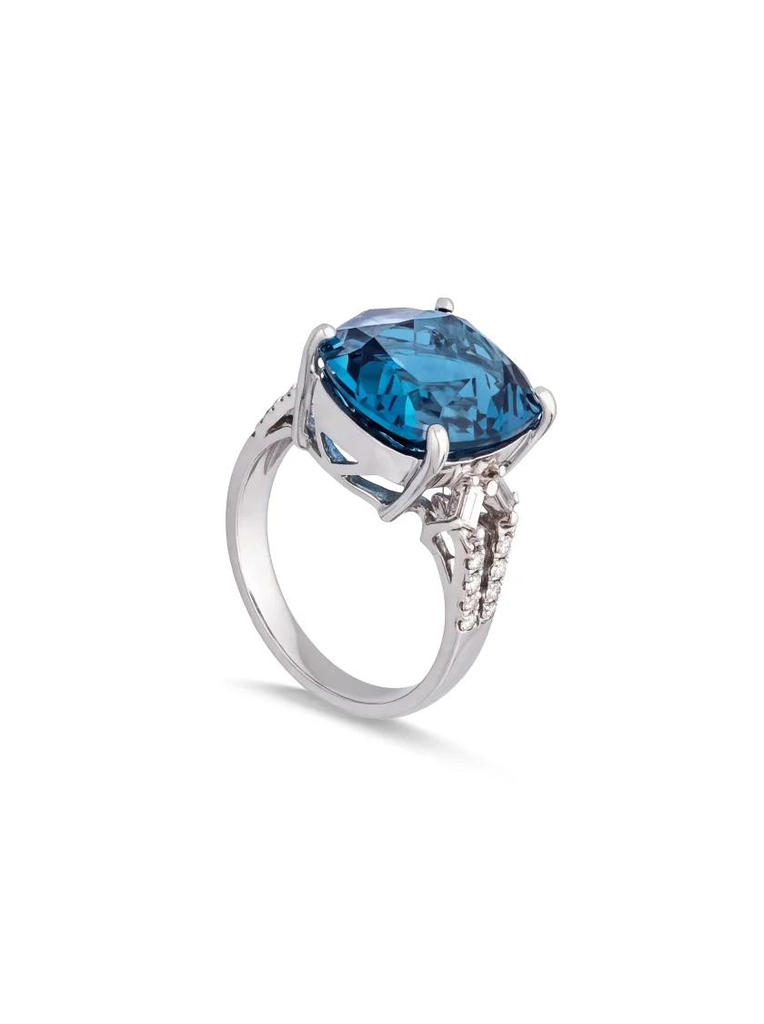 Blue Topaz Ring