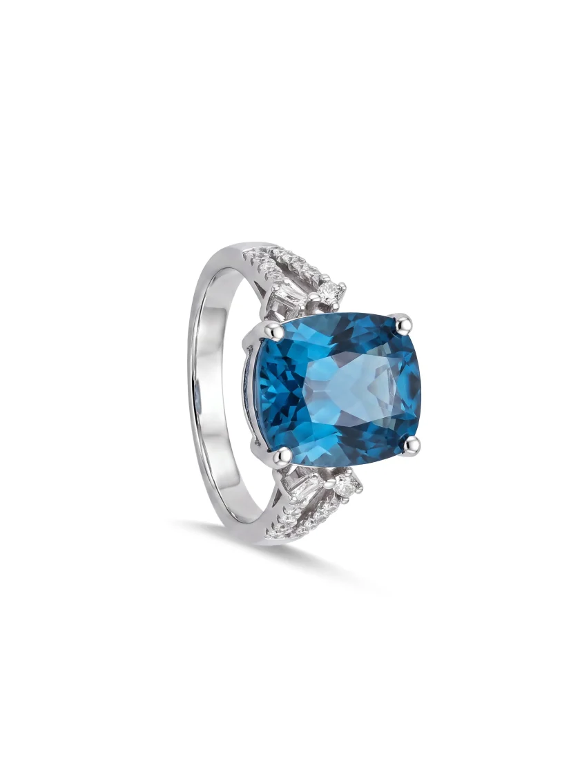 Blue Topaz Ring