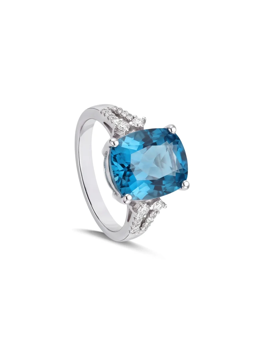 Blue Topaz Ring