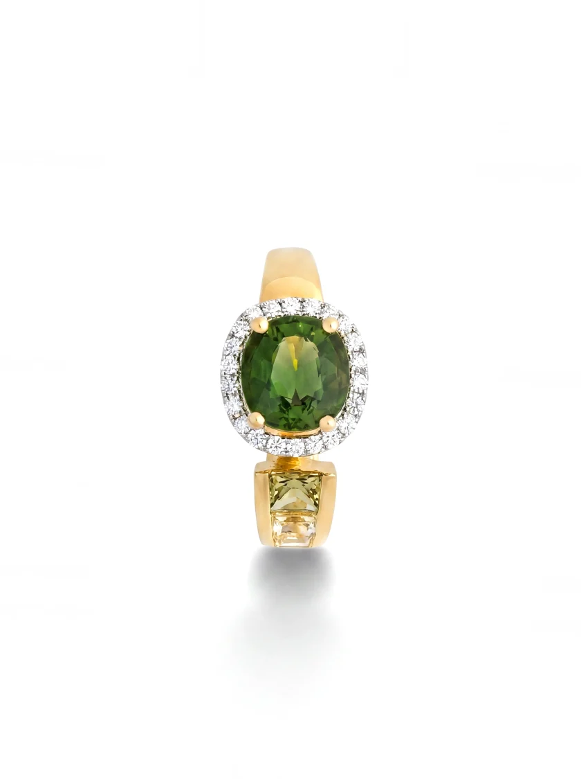 Green Tourmaline Ring