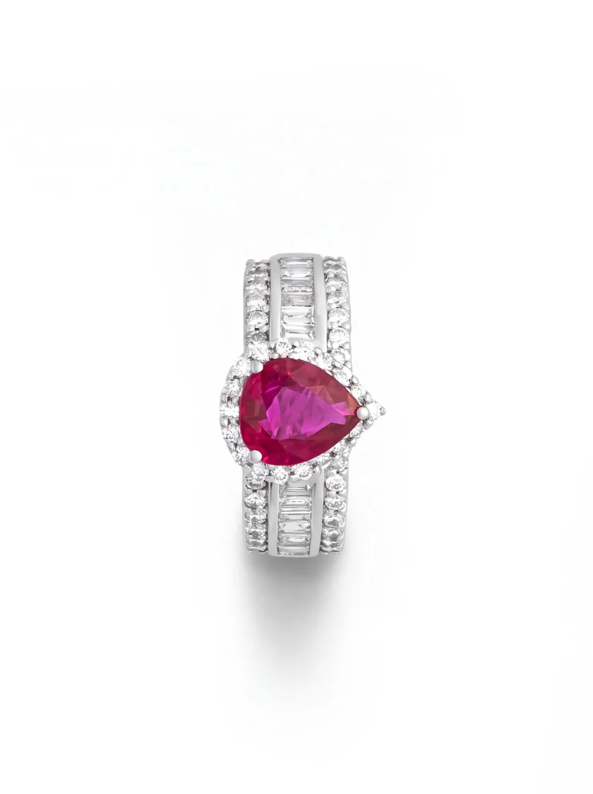 Madagascar Ruby Diamond Ring