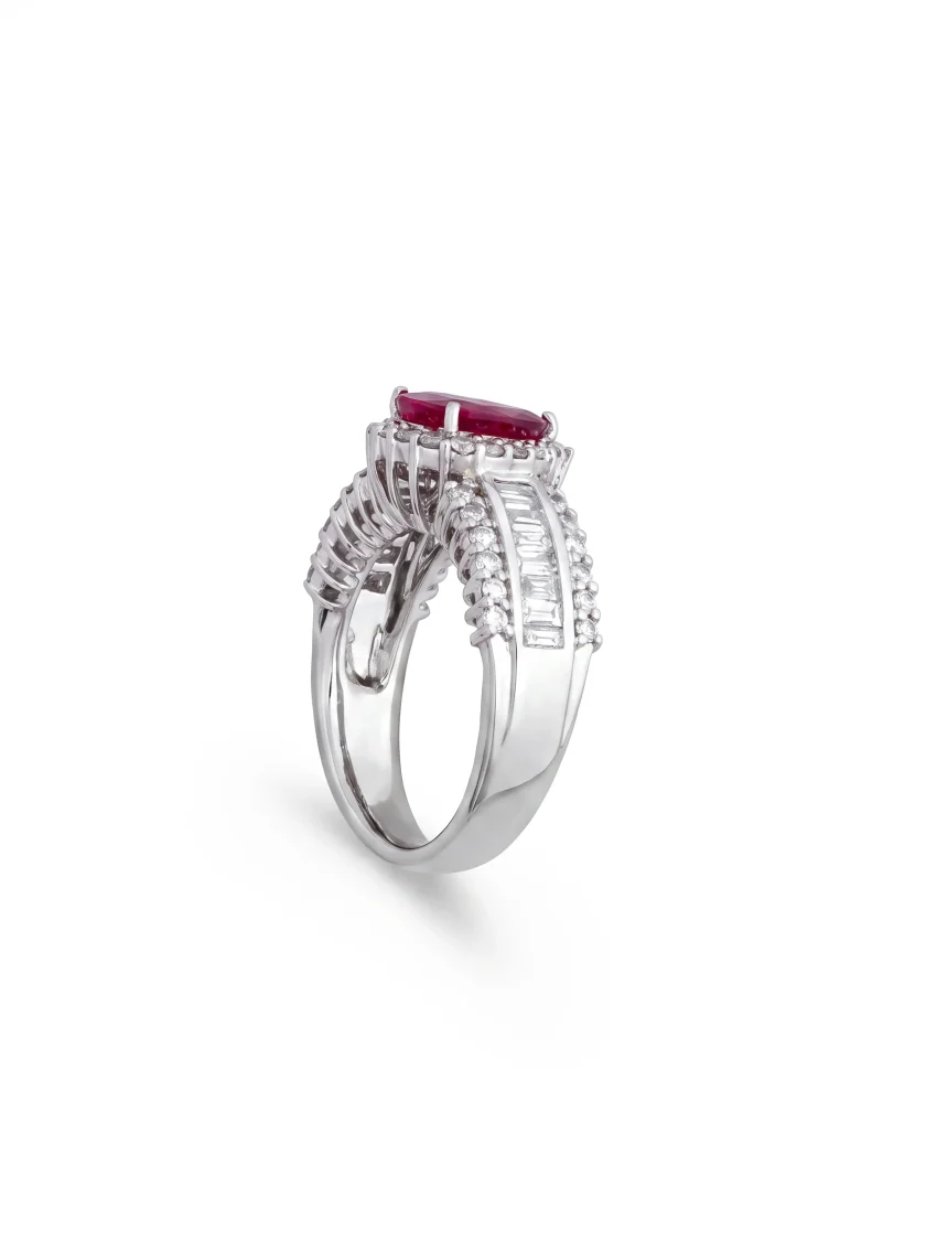 Madagascar Ruby Diamond Ring