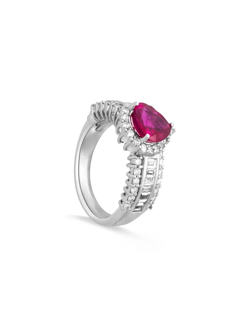Madagascar Ruby Diamond Ring