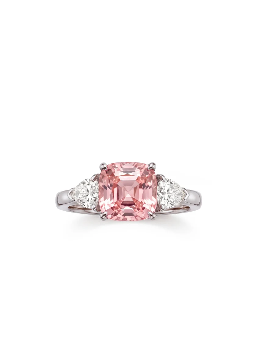 Padparadscha Sapphire Ring