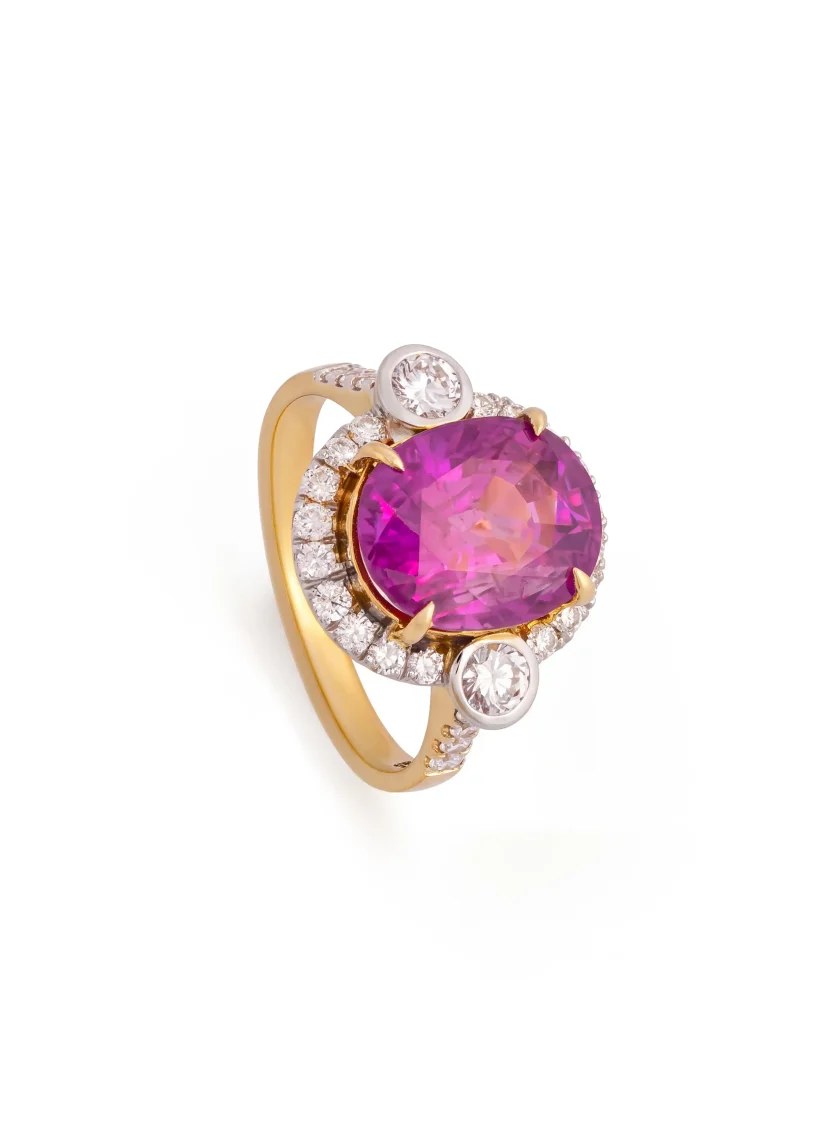 Pink Rubellite Ring