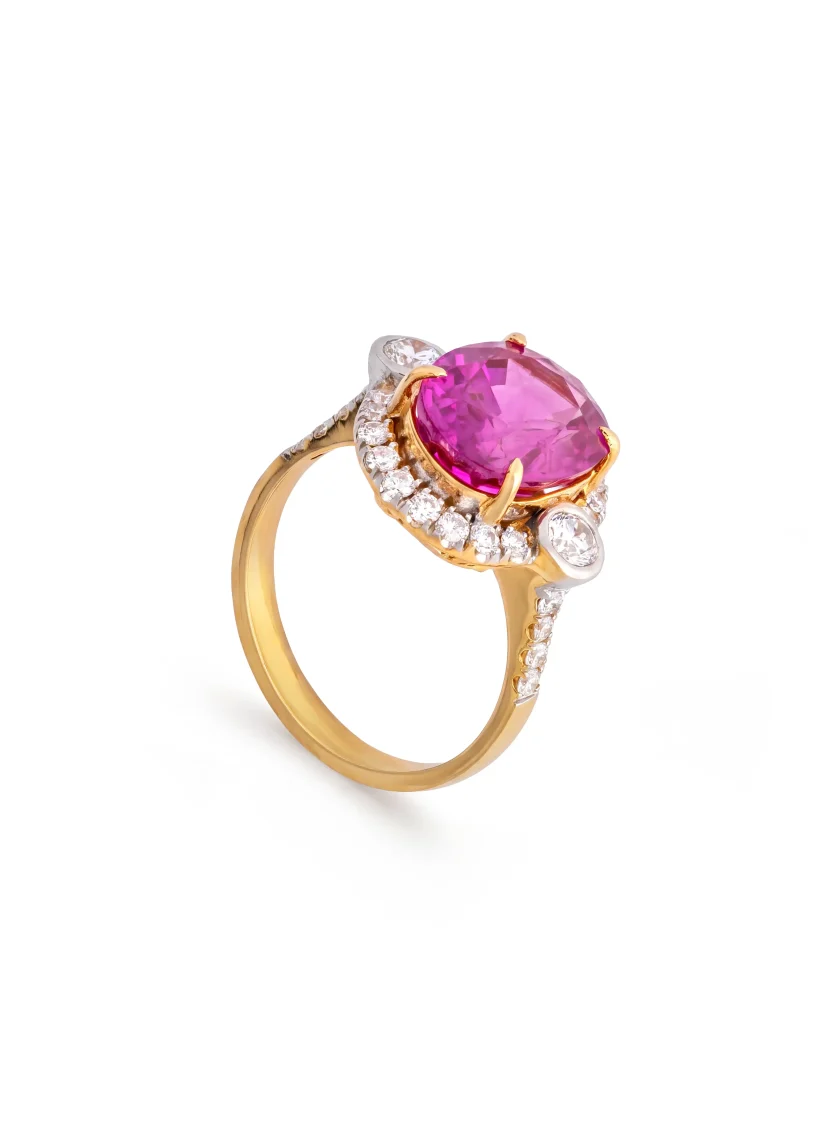 Pink Rubellite Ring