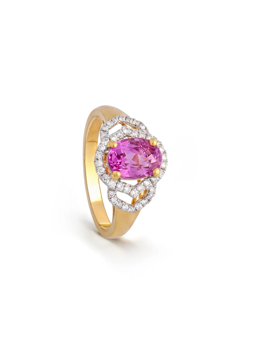 Pink Sapphire Ring